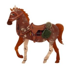 Rare Erstwilder Giddy Up Brooch Horse